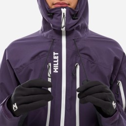 MILLET veste de ski W WHITE 3L - PURPLE/VELVET