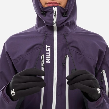 MILLET veste de ski W WHITE 3L - PURPLE/VELVET
