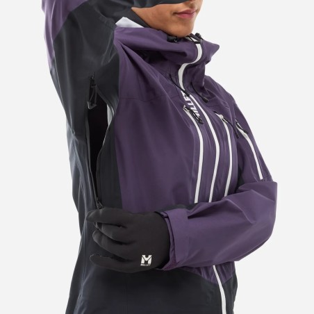 MILLET veste de ski W WHITE 3L - PURPLE/VELVET