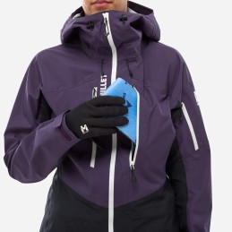 MILLET veste de ski W WHITE 3L - PURPLE/VELVET