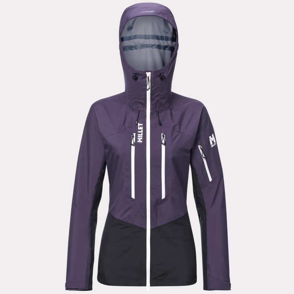 MILLET veste de ski W WHITE 3L - PURPLE/VELVET