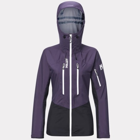 MILLET veste de ski W WHITE 3L - PURPLE/VELVET