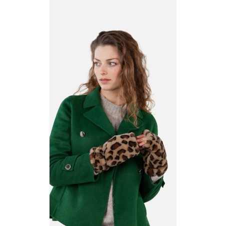 BARTS Mitaines BRITAMU FINGERLESS GLOVES - PRINT BROWN