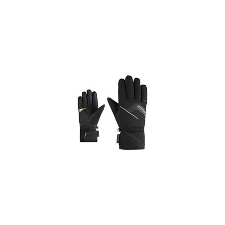 ZIENER gants de ski KARION - BLACK GOLD ART