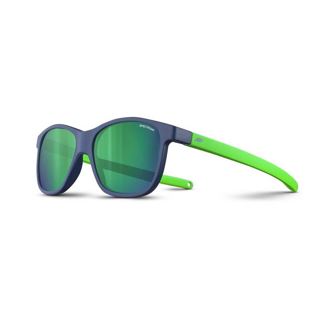 JULBO Lunettes de soleil junior TURN 2 - BLEU FONCE MAT VERT S3