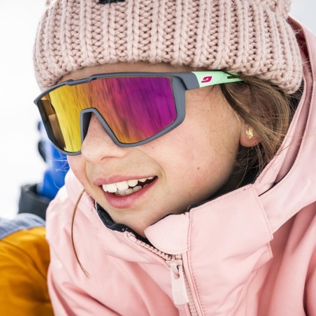 JULBO Lunettes de soleil junior FURY S - GRIS/VERT S3