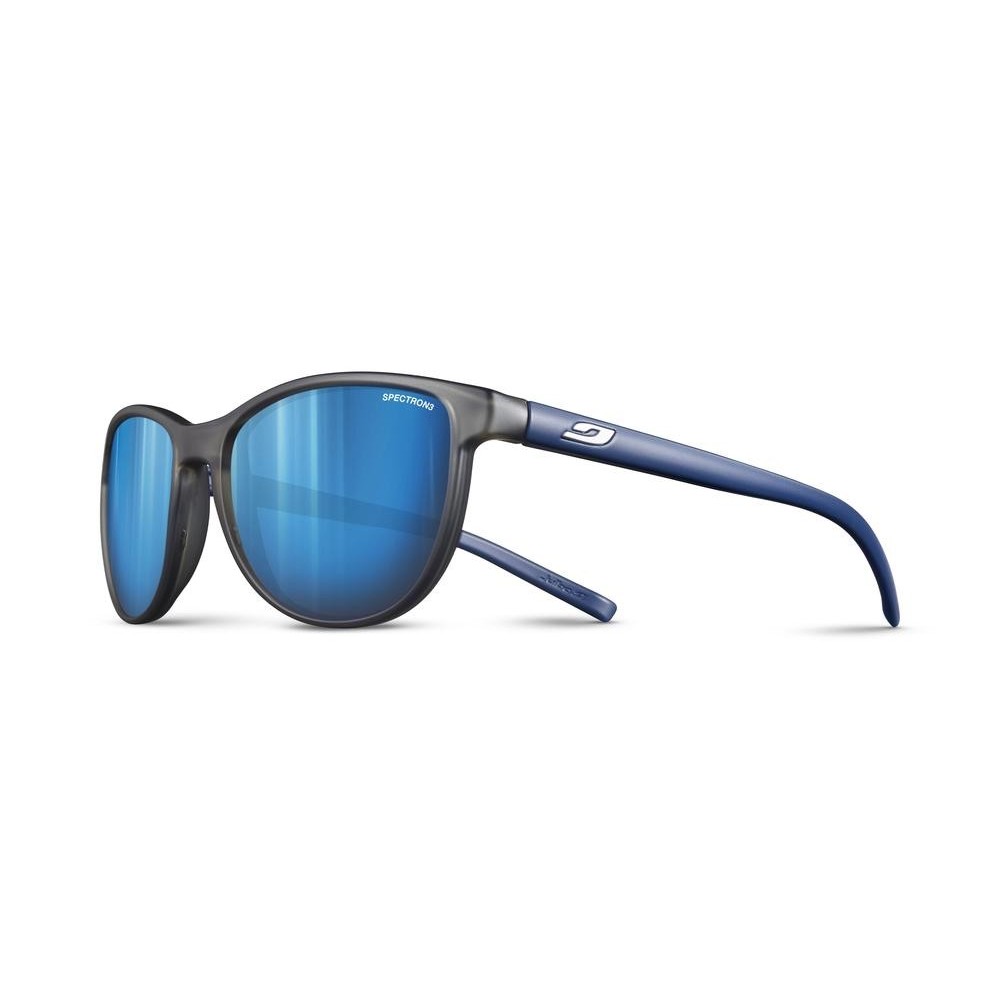 JULBO Lunettes de solei junior IDOL - NOIR TRANS/BLEU S3
