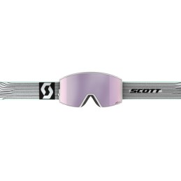 SCOTT Masque de ski REACT - WHITE MINT GREEN AMP LAVENDER CHROME S3