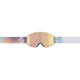 SCOTT Masque de ski SHIELD - LS WHT SOFT PNK AMP LS ROSE