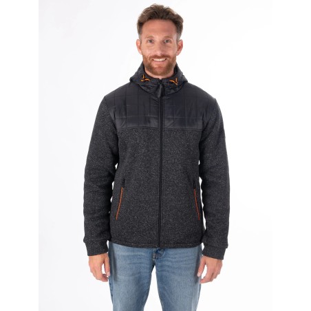 AULP veste hybride BUKAI H - BLACK