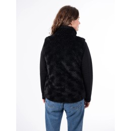 AULP Veste CAROL FAUSSE FOURRURE - BLACK LEO