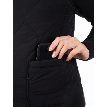AULP Veste CAROL FAUSSE FOURRURE - SWANN BLACK
