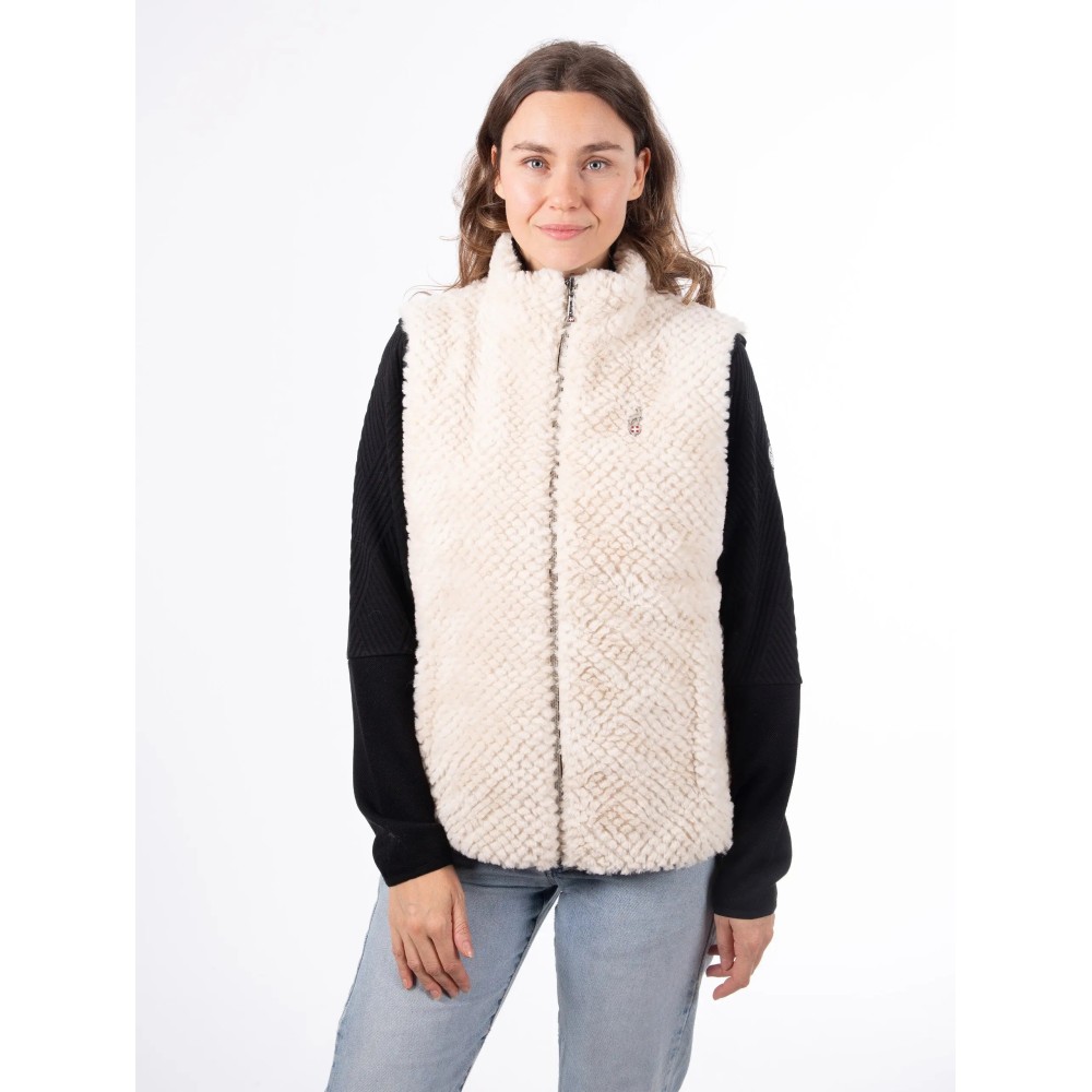 AULP Veste CAROL FAUSSE FOURRURE - SWANN BLACK