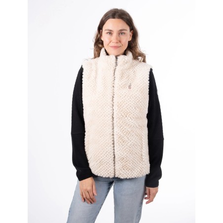 AULP Veste CAROL FAUSSE FOURRURE - SWANN BLACK