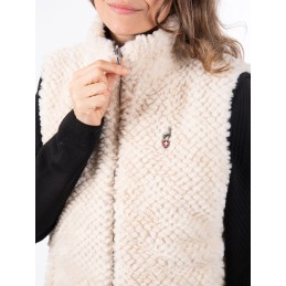 AULP Veste CAROL FAUSSE FOURRURE - SWANN BLACK