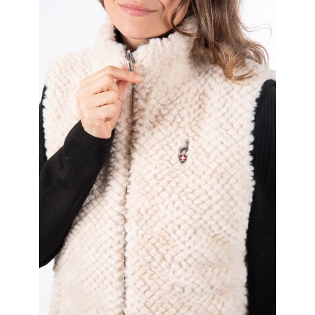 AULP Veste CAROL FAUSSE FOURRURE - SWANN BLACK