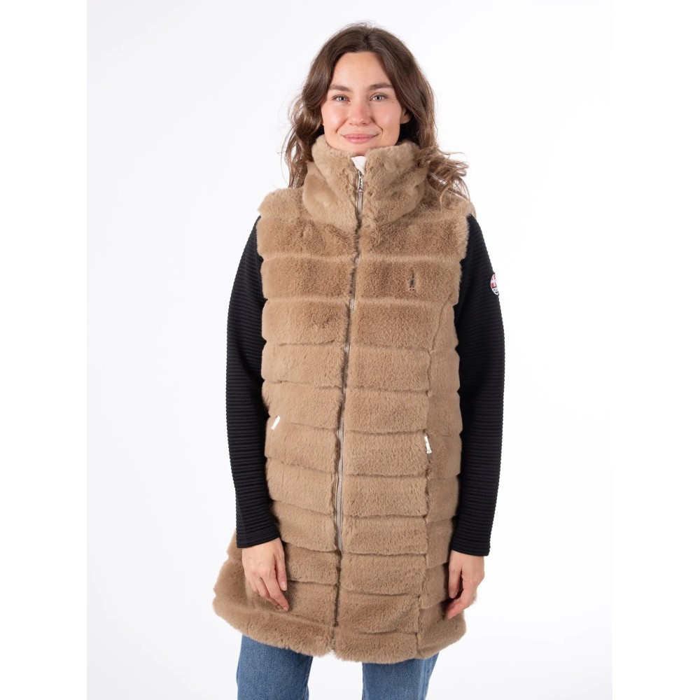 AULP Veste CARRA FAUSSE FOURRURE - TAUPE