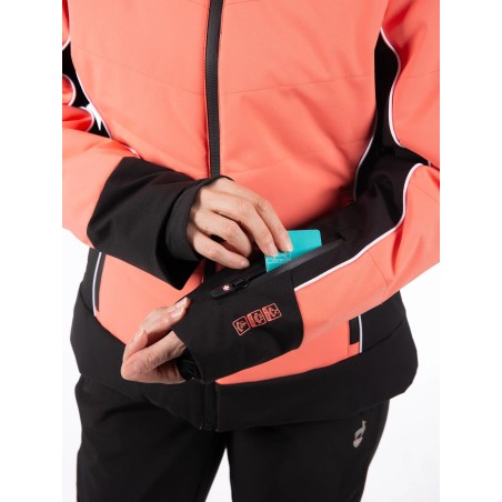 AULP Veste de ski CELLY - HIBISCUS