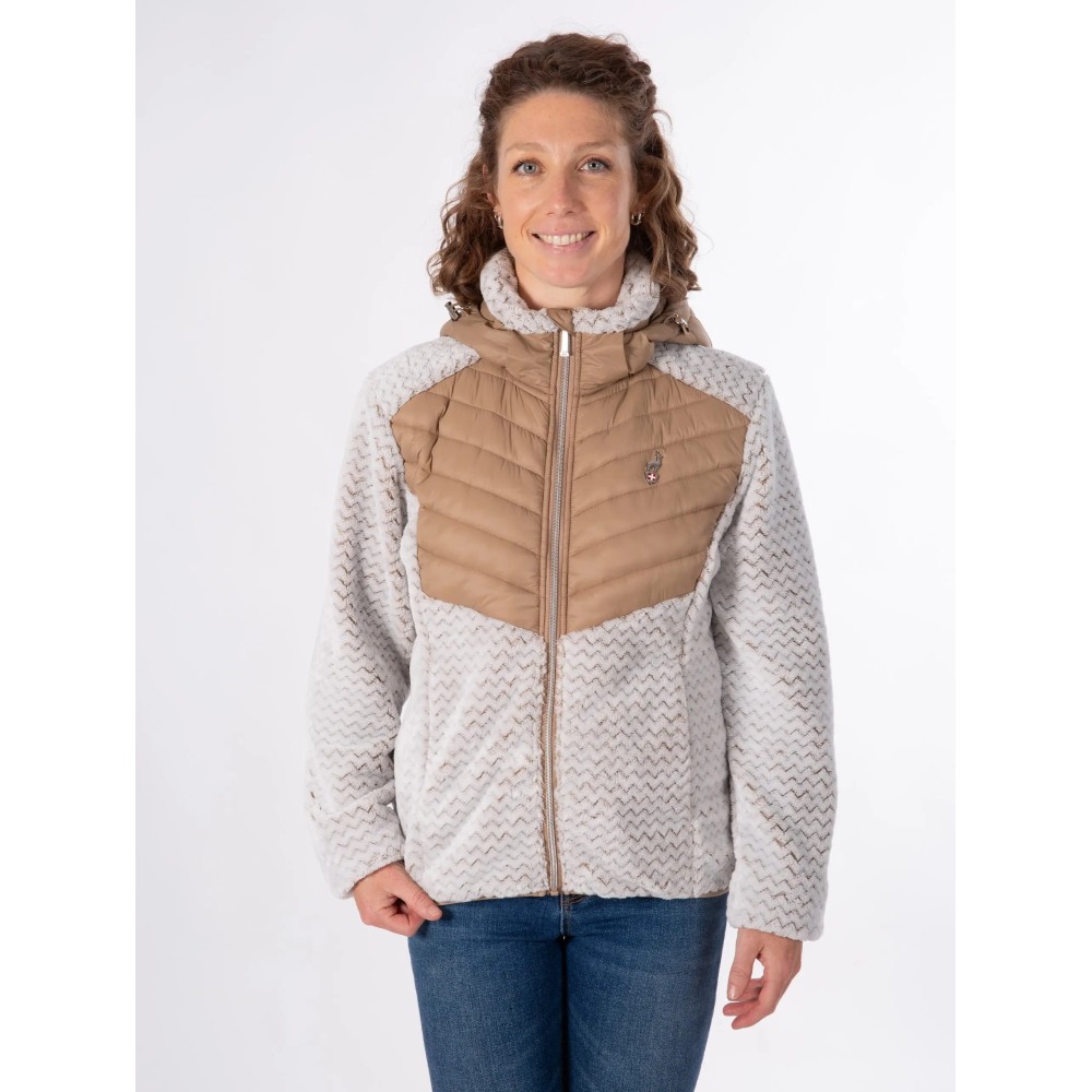 AULP Veste CLEM HYBRID - TAUPE
