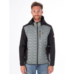 AULP Veste CLINT HYBRIDE - BARK