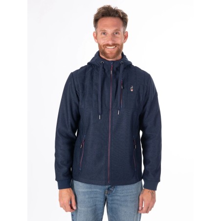 AULP Veste CONOR HYBRIDE - NAVY