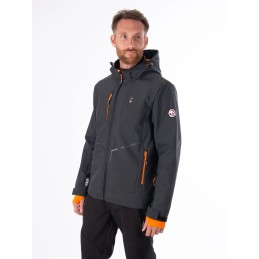 AULP Veste softshell CYRUS - ANTHRACITE MELANGE