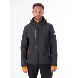 AULP Veste softshell CYRUS - ANTHRACITE MELANGE
