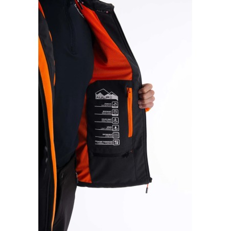 AULP Veste softshell CYRUS - ANTHRACITE MELANGE