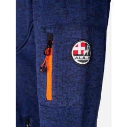 AULP Veste maille chinée NAVOY - NAVY