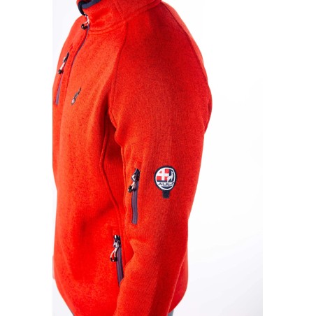 AULP Veste polaire RIKKO - FLAME RED