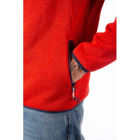 AULP Veste polaire RIKKO - FLAME RED