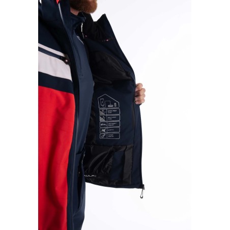 AULP Veste de ski SHANE - FLAME RED