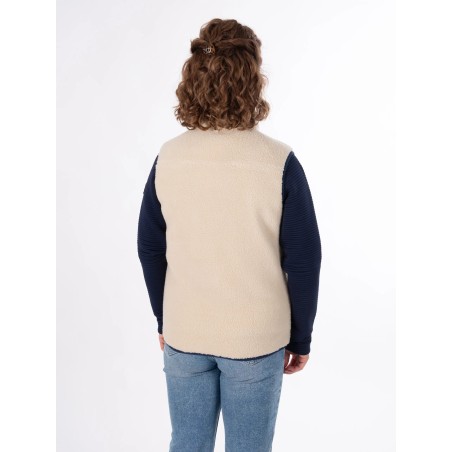 AULP Veste Sherpa TINNA - GREIGE 226