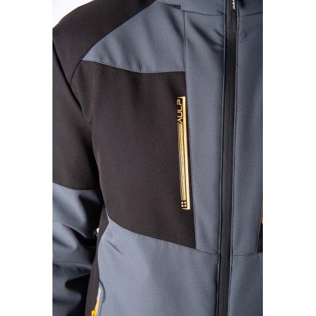 AULP Veste de ski VIGGO SOFTSHELL - BARK