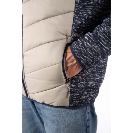 AULP Veste hybride VIKAM - TAUPE