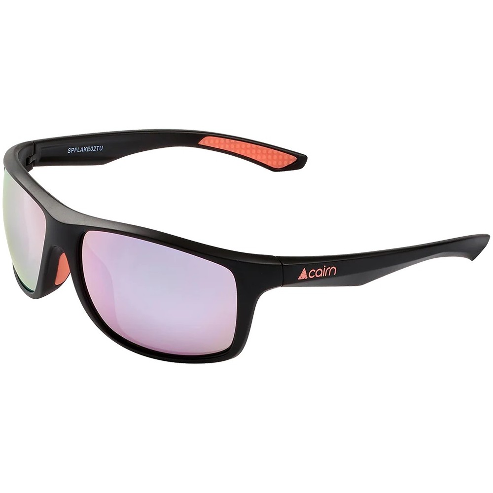 CAIRN Lunettes de soleil FLAKE - MAT BLACK CORAL
