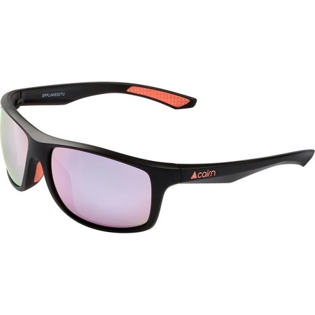 CAIRN Lunettes de soleil FLAKE - MAT BLACK CORAL