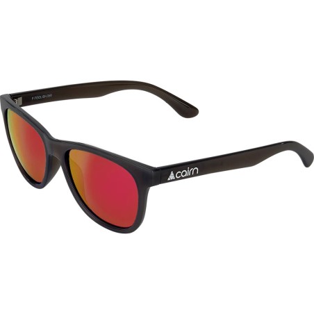 CAIRN Lunettes de soleil FOOLISH POLARIZED - MAT BLACK RED