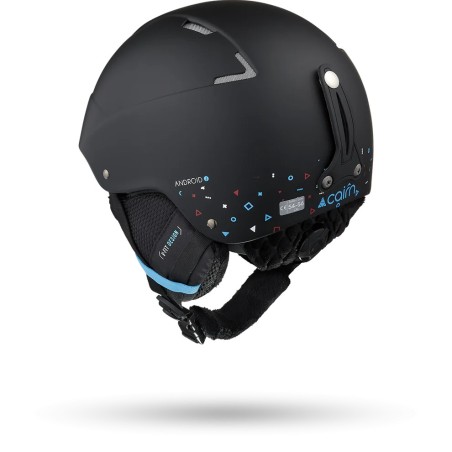 CAIRN Casque de ski ANDROID GRAPHIC J - MAT BLACK GAME
