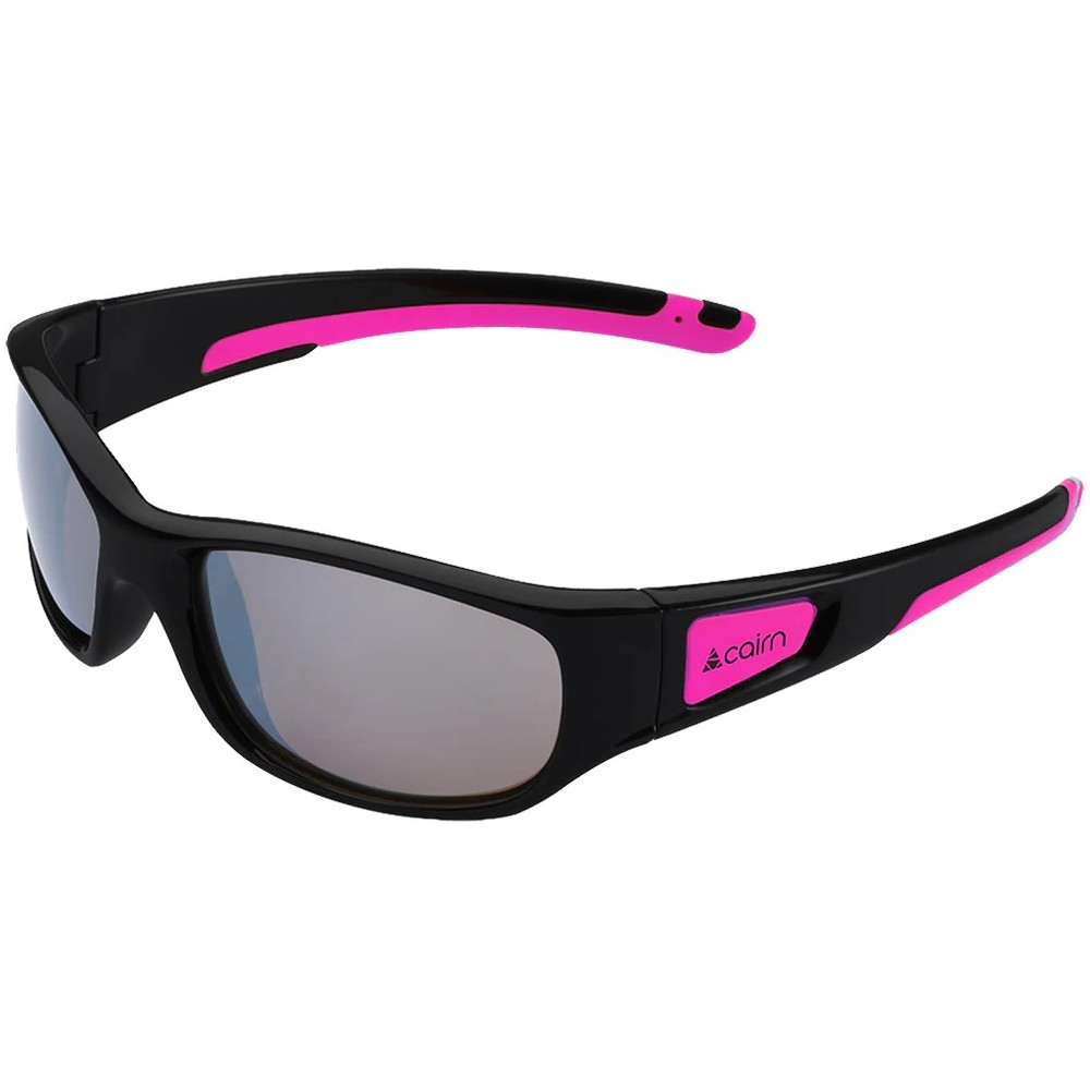 CAIRN Lunettes de soleil junior PLAY - MAT BLACK FLUO PINK