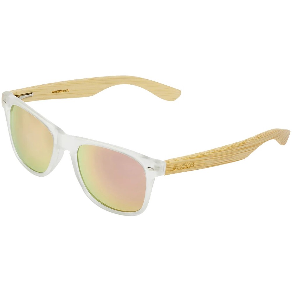 CAIRN Lunettes de soleil HYBRID - MAT WHITE TRANSPARENT PINK