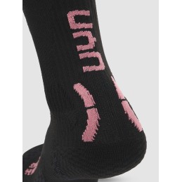 UYN Chaussettes de ski femme SKI ONE PURE SNOW - BLACK/PINK