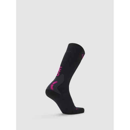 UYN Chaussettes de ski SKI ONE ALPINE MERINO - BLACK/PINK