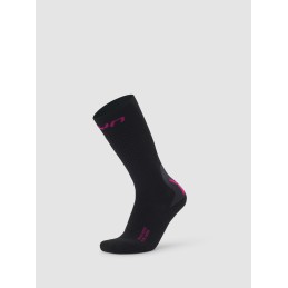 UYN Chaussettes de ski SKI ONE ALPINE MERINO - BLACK/PINK