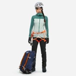 MILLET polaire FUSION GRID W - SEAWEED/BOTTLE