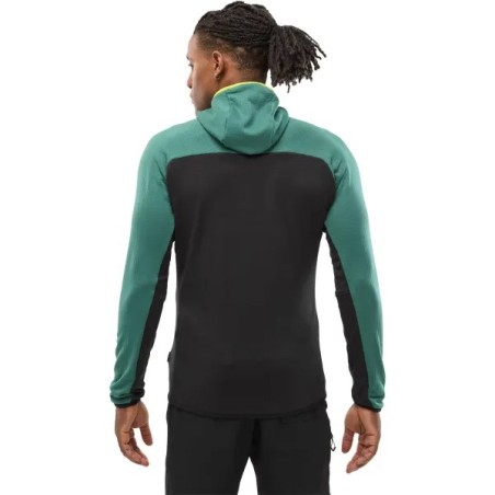 MILLET polaire FUSION GRID H - BOTTLE/BLACK