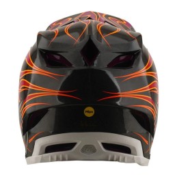 TLD D4 CARBON HELMET - TORCHED CARBON / MAGENTA - 2026