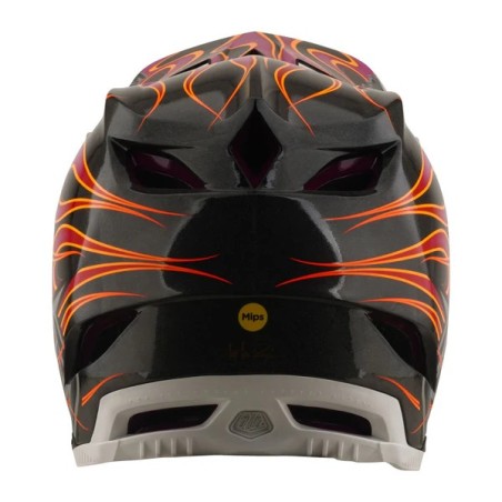 TLD D4 CARBON HELMET - TORCHED CARBON / MAGENTA - 2026