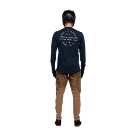 TLD RUCKUS RIDE LONG SLEEVE TEE - PRESSED CARBON - 2026