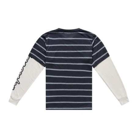 TLD SKYLINE FAKIE RIDE LONG SLEEVE TEE - STRIPE CARBON - 2026